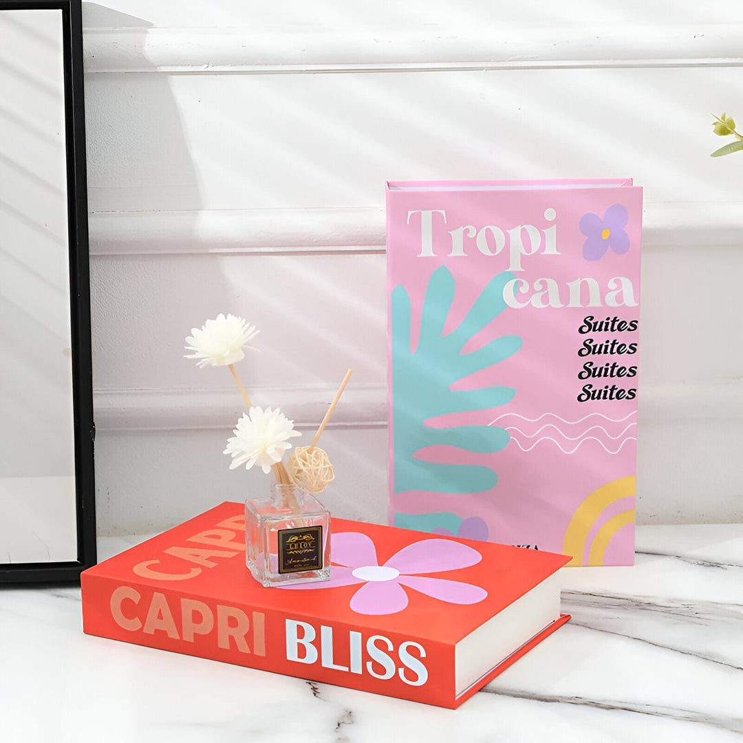 Chic Faux Decorative Books - Stylish Coffee Table Decor-Orizon Depot