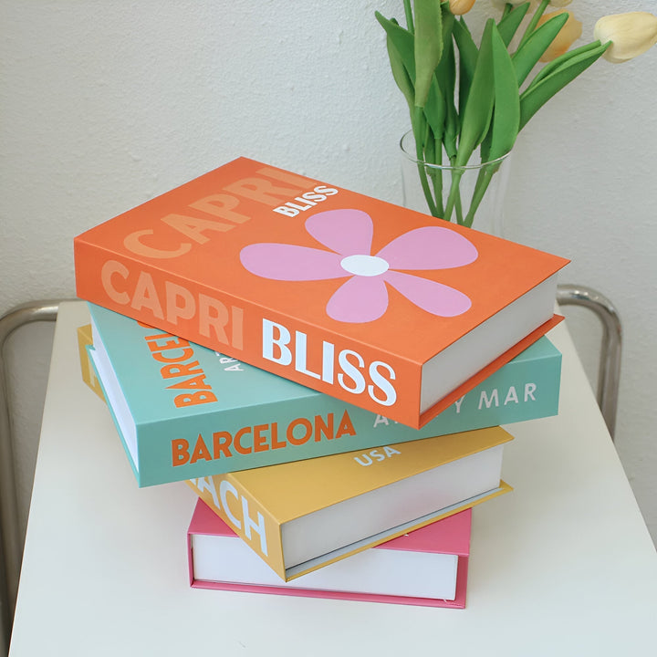 Chic Faux Decorative Books - Stylish Coffee Table Decor-Orizon Depot
