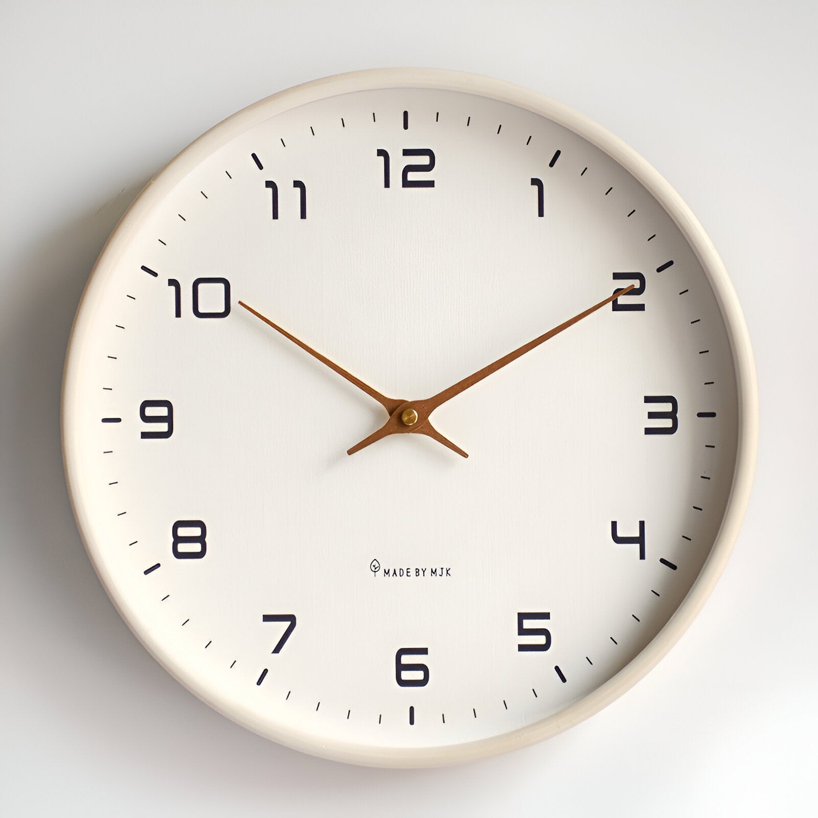 Minimalist Wood Frame Nordic Wall Clock-Orizon Depot