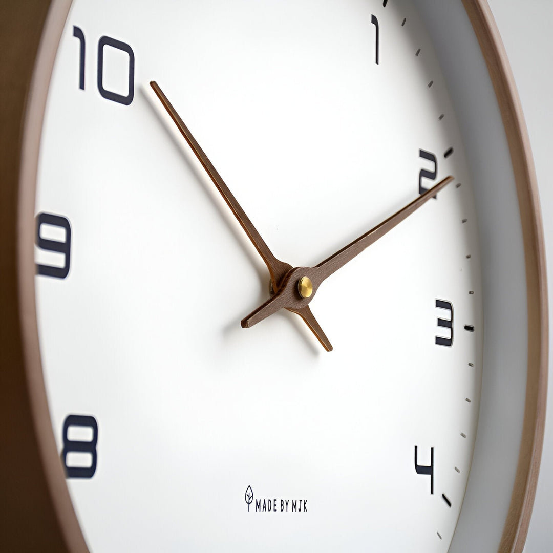 Minimalist Wood Frame Nordic Wall Clock-Orizon Depot