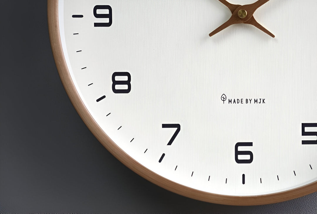 Minimalist Wood Frame Nordic Wall Clock-Orizon Depot