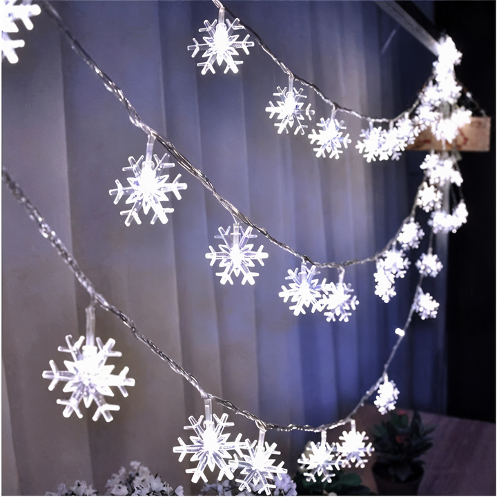 Decorative LED String Lights - Ball, Flower, Star, Snowflake Design-Orizon Depot