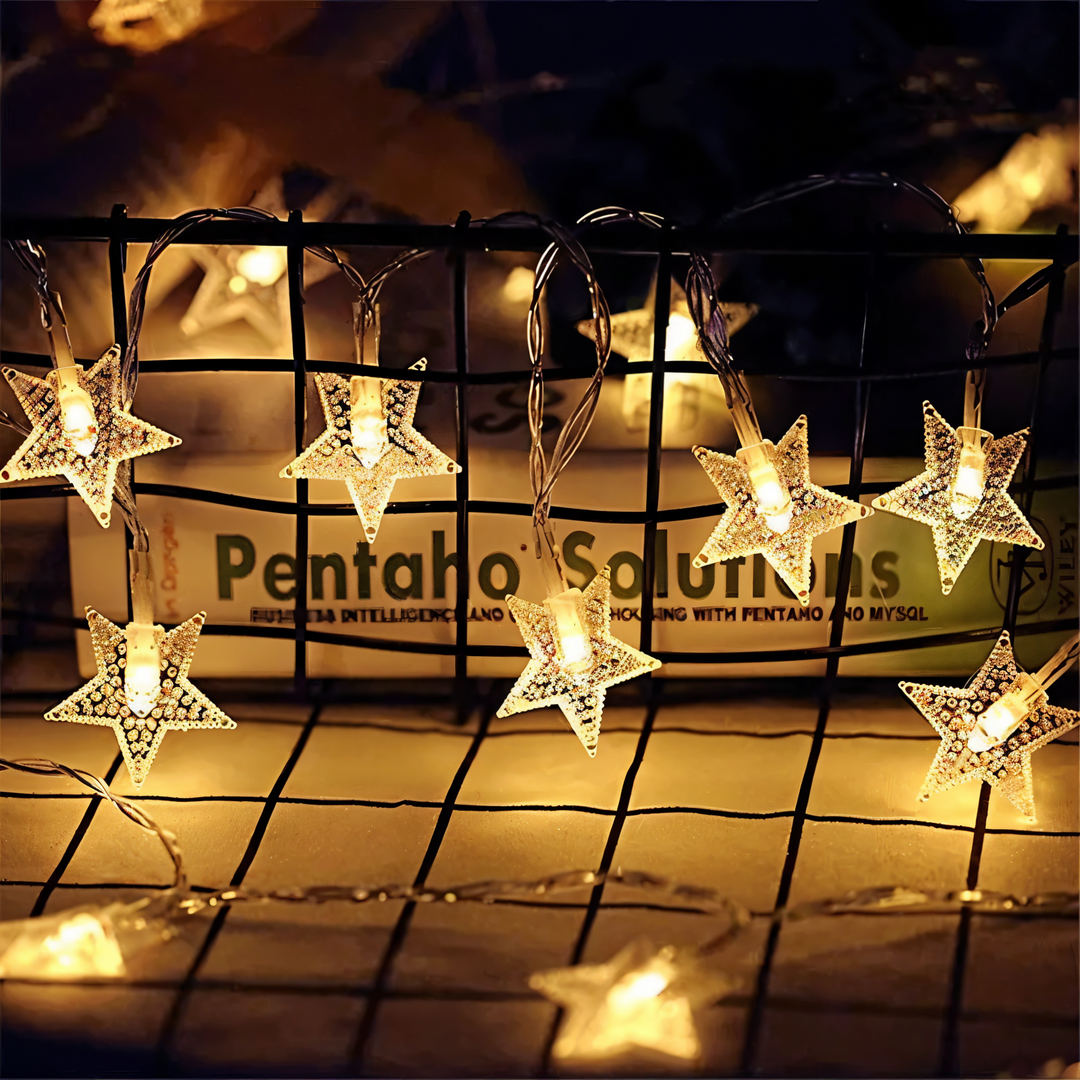 Decorative LED String Lights - Ball, Flower, Star, Snowflake Design-Orizon Depot