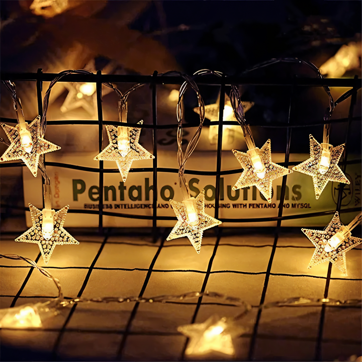 Decorative LED String Lights - Ball, Flower, Star, Snowflake Design-Orizon Depot