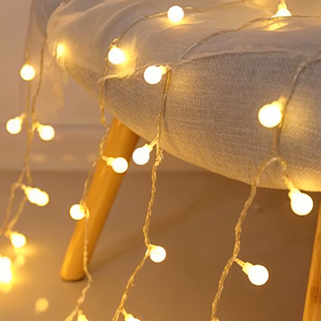 Decorative LED String Lights - Ball, Flower, Star, Snowflake Design-Orizon Depot