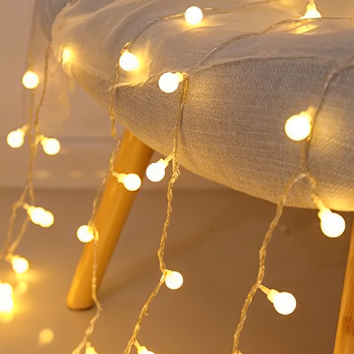 Decorative LED String Lights - Ball, Flower, Star, Snowflake Design-Orizon Depot
