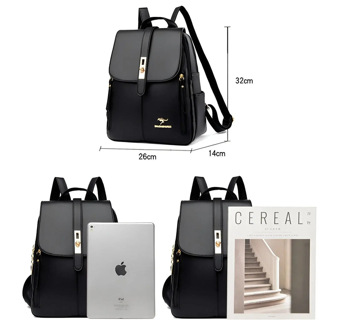 Luxurious High-Quality Leather Women's Backpack for Everyday Use-Orizon Depot