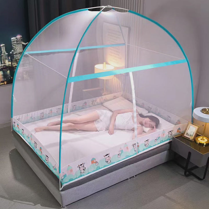 Collapsible Black Mosquito Net (5x6) for Easy Setup and Storage-Orizon Depot