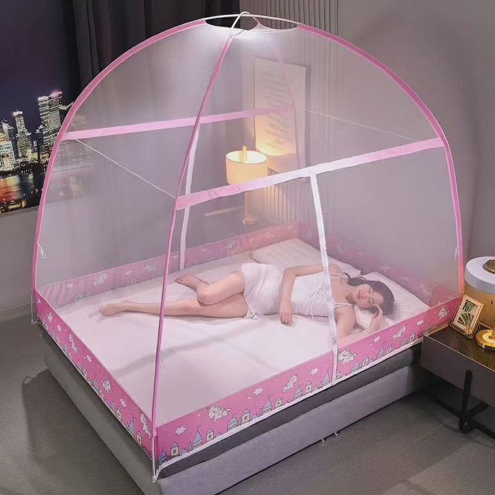 Collapsible Black Mosquito Net (5x6) for Easy Setup and Storage-Orizon Depot