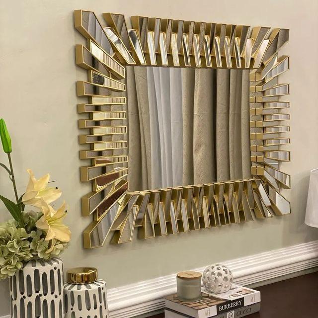 Modern Rectangular Wall Mirror for Stylish Home Decor-Orizon Depot