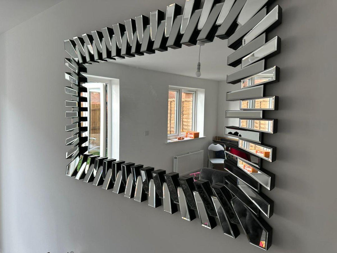 Modern Rectangular Wall Mirror for Stylish Home Decor-Orizon Depot