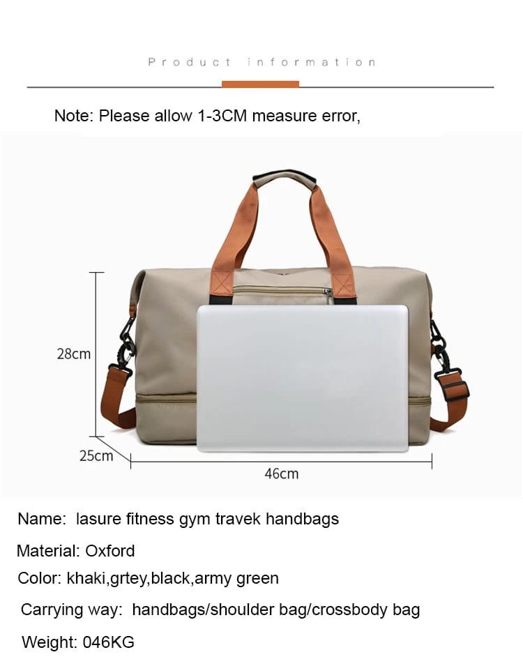 Fashion Travel Fitness Sport Bag-Orizon Depot