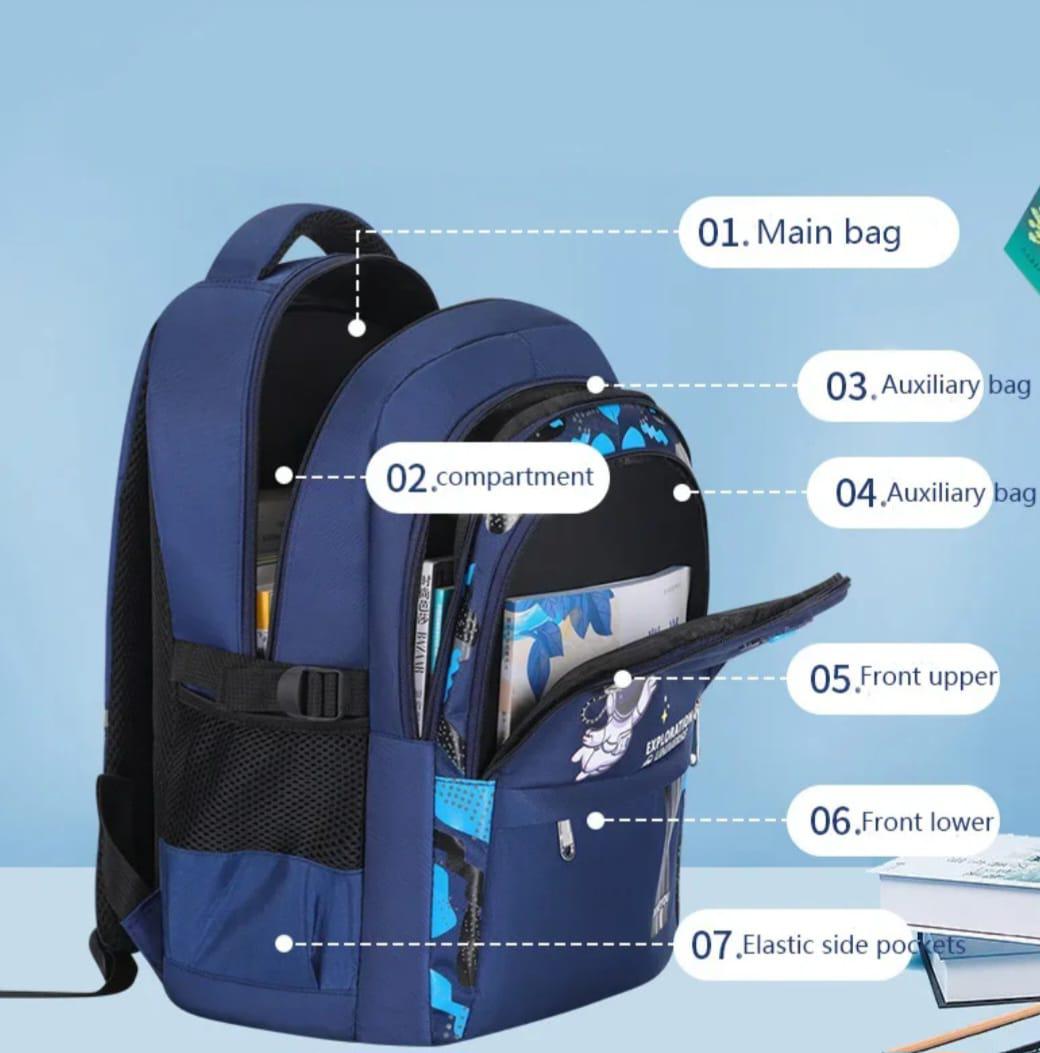 Kids Astronaut-Themed School Backpack for Young Explorers-Orizon Depot
