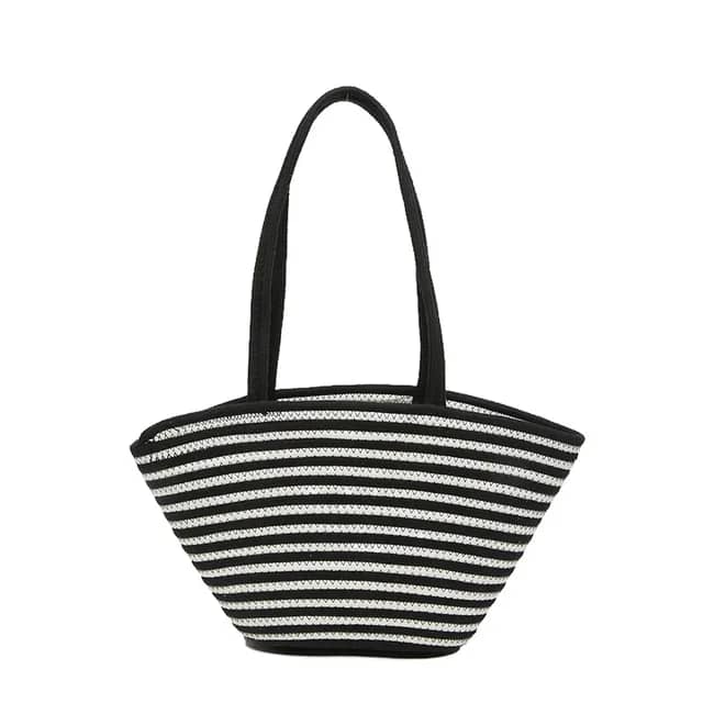 Straw Woven Tote Bag for Stylish Everyday Use-Orizon Depot