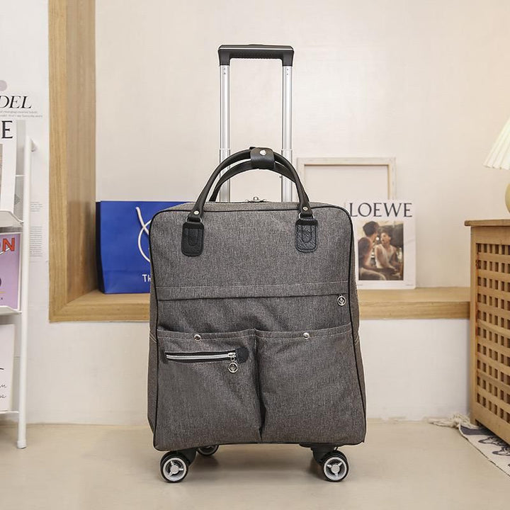 Travel Trolley Bag with Shoulder Strap - Carry-On Luggage-Orizon Depot