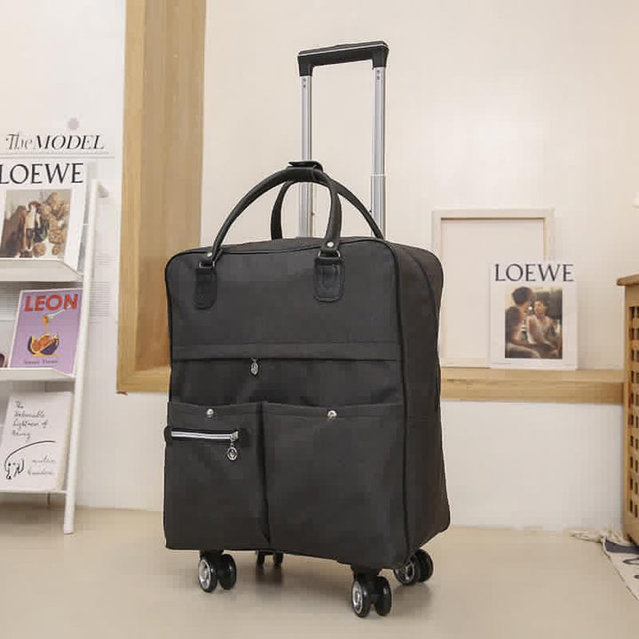 Travel Trolley Bag with Shoulder Strap - Carry-On Luggage-Orizon Depot