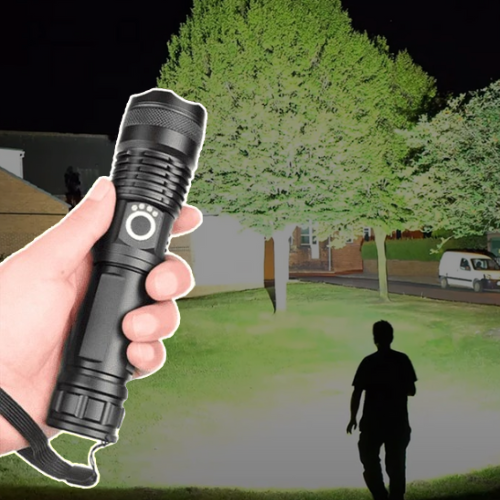 90000 Lumens XHP50.2 Ultra Bright High-Power Flashlight