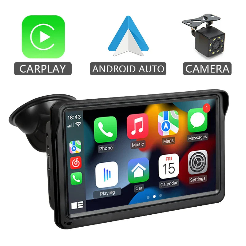 Inch Wireless Touch Screen Car Stereo with Android Auto-Orizon Depot