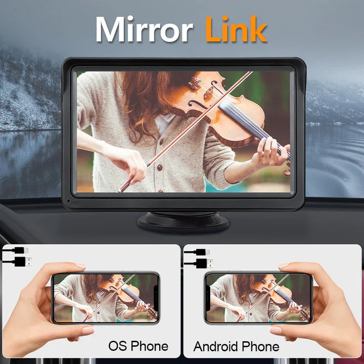Inch Wireless Touch Screen Car Stereo with Android Auto-Orizon Depot