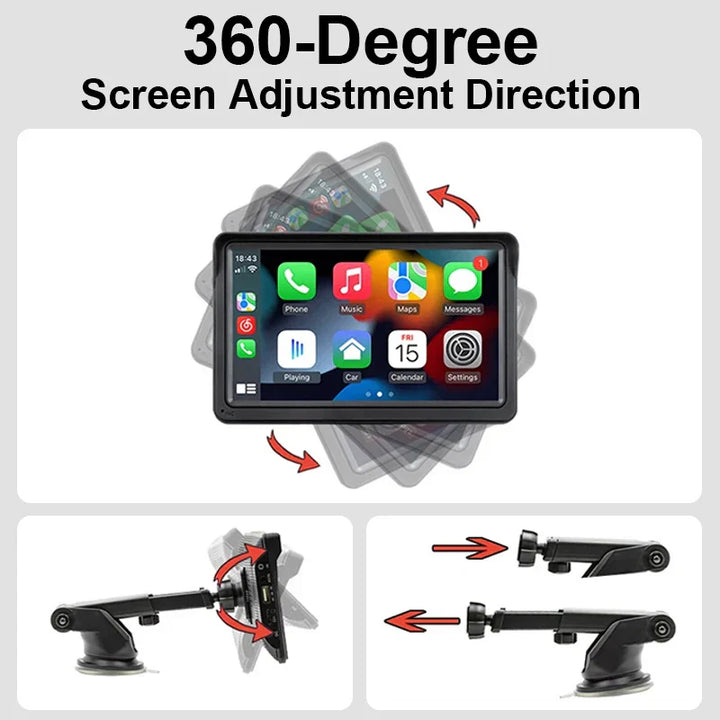 Inch Wireless Touch Screen Car Stereo with Android Auto-Orizon Depot