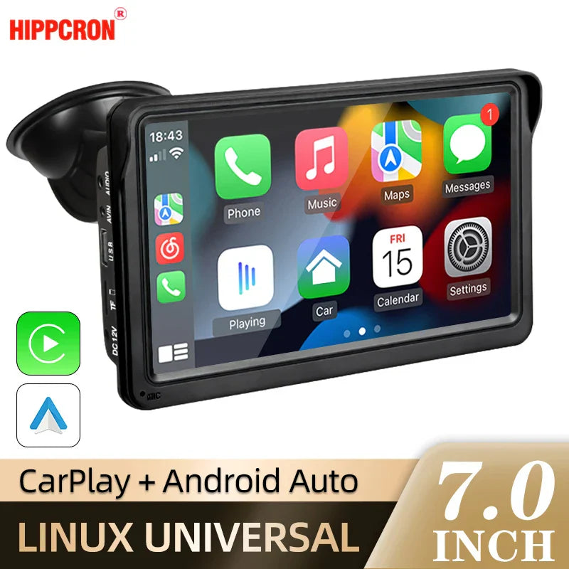 Inch Wireless Touch Screen Car Stereo with Android Auto-Orizon Depot