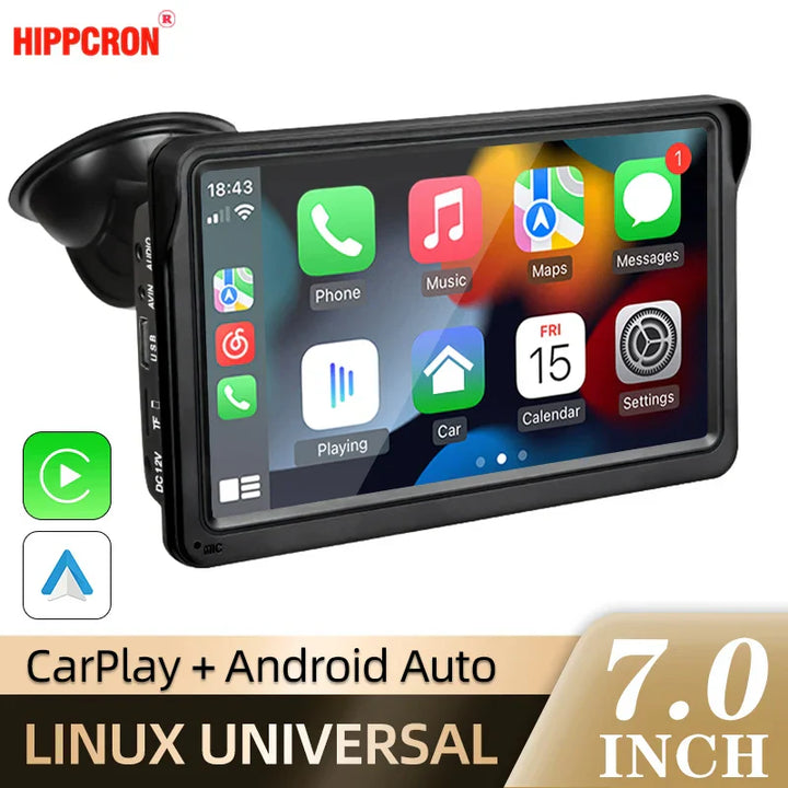 Inch Wireless Touch Screen Car Stereo with Android Auto-Orizon Depot