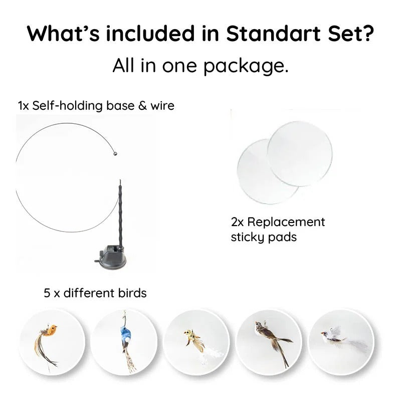 Interactive Bird Simulation Toy Set for Cats-Orizon Depot