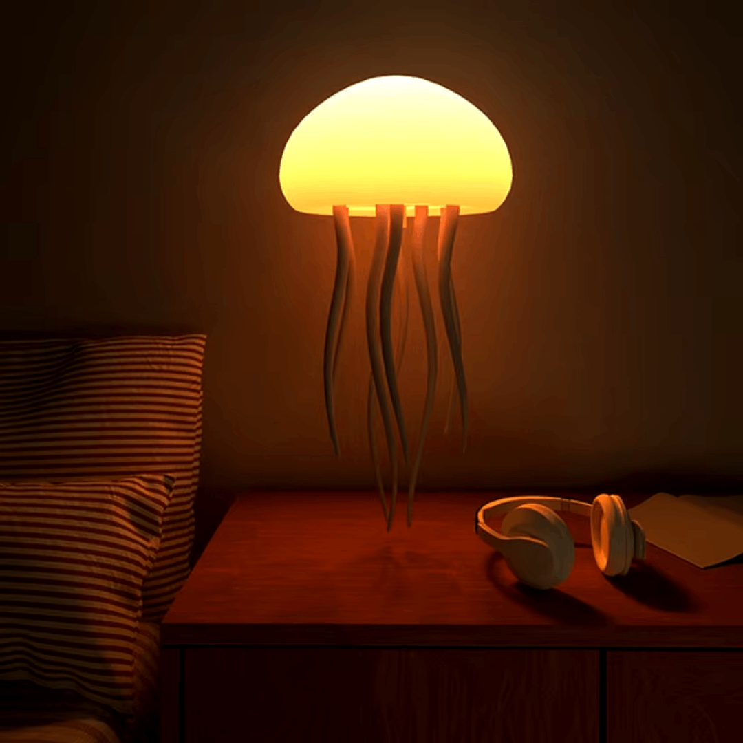 Color-Changing LED Jellyfish Night Light