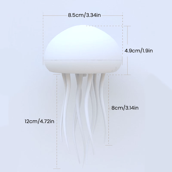 Color-Changing LED Jellyfish Night Light
