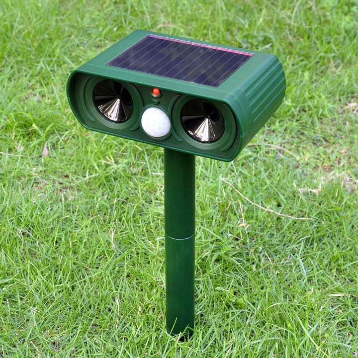 Solar-Powered Ultrasonic Pest Repeller for Outdoor Use
