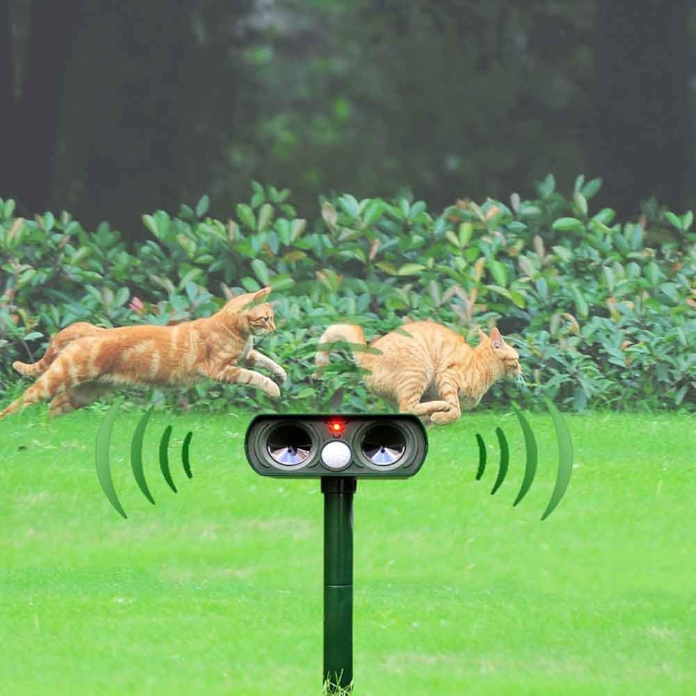 Solar-Powered Ultrasonic Pest Repeller for Outdoor Use