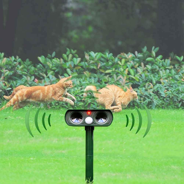 Solar-Powered Ultrasonic Pest Repeller for Outdoor Use