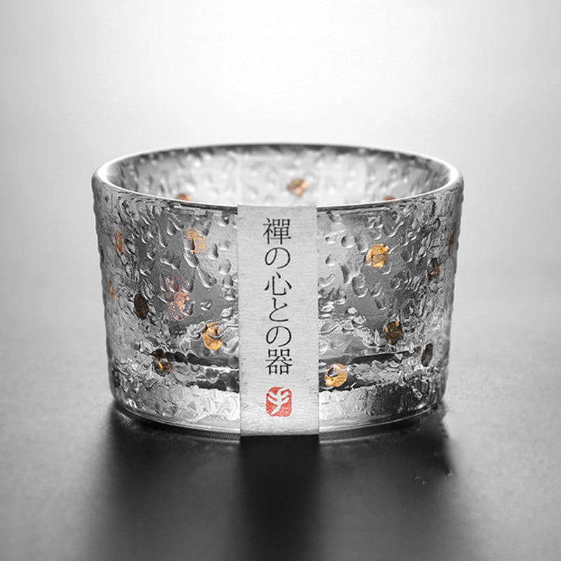 Gold-S Whiskey Glass - Kinpaku Zen Design for Elegant Sipping-Orizon Depot