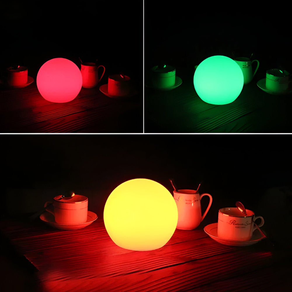 LED Table Lamp with Dynamic Color Change - Mood Lighting Sphere-Orizon Depot