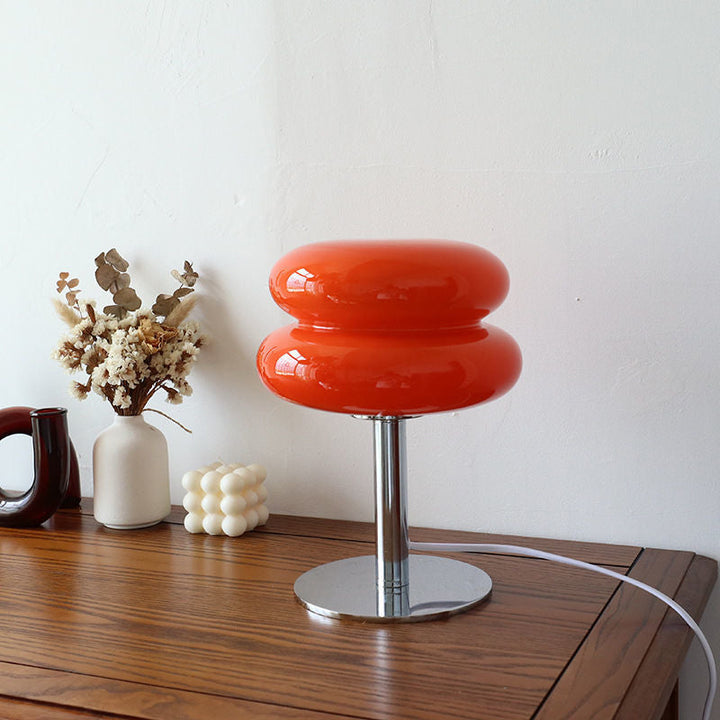 Modern Retro Glass Table Lamp | Stylish Accent Lighting