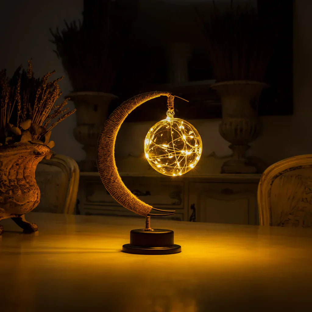 Enchanting Lunar Moon Lamp – Unique Night Light for Bedrooms & Living Spaces-Orizon Depot