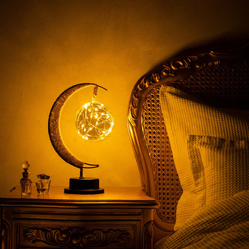 Enchanting Lunar Moon Lamp – Unique Night Light for Bedrooms & Living Spaces-Orizon Depot
