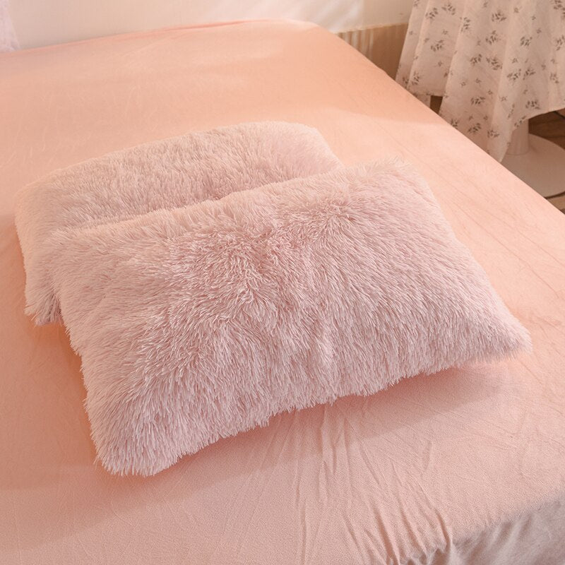 Luxury Plush Duvet Cover with Zipper Closure and Corner Straps-Orizon Depot