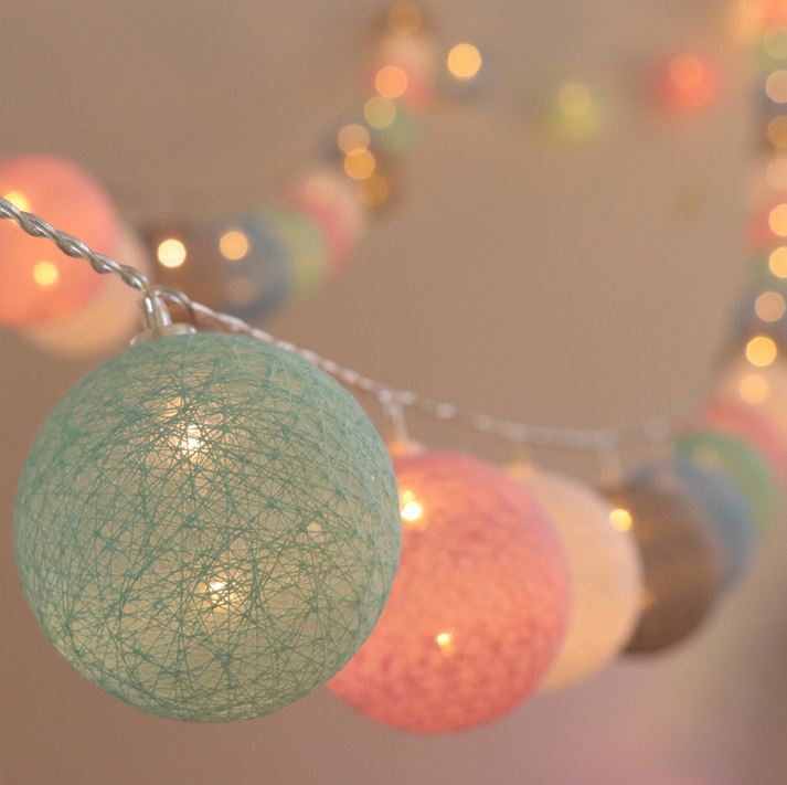 Cotton Glowing Ball Swing - Multiple Color Combinations Available-Orizon Depot