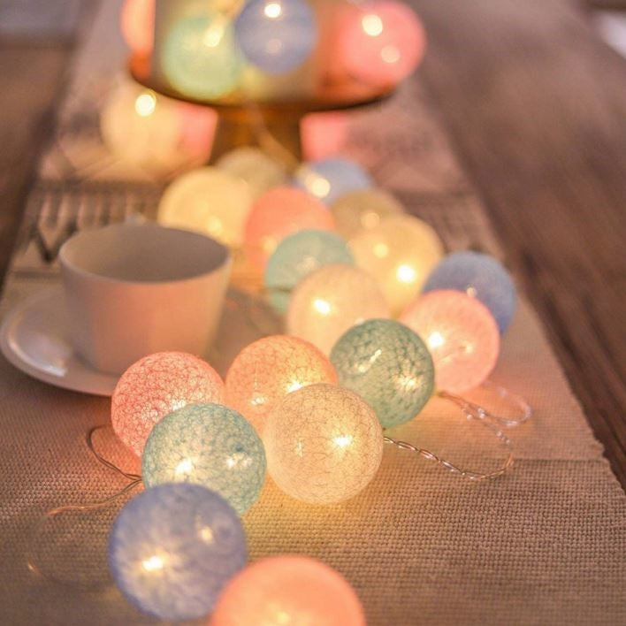 Cotton Glowing Ball Swing - Multiple Color Combinations Available-Orizon Depot
