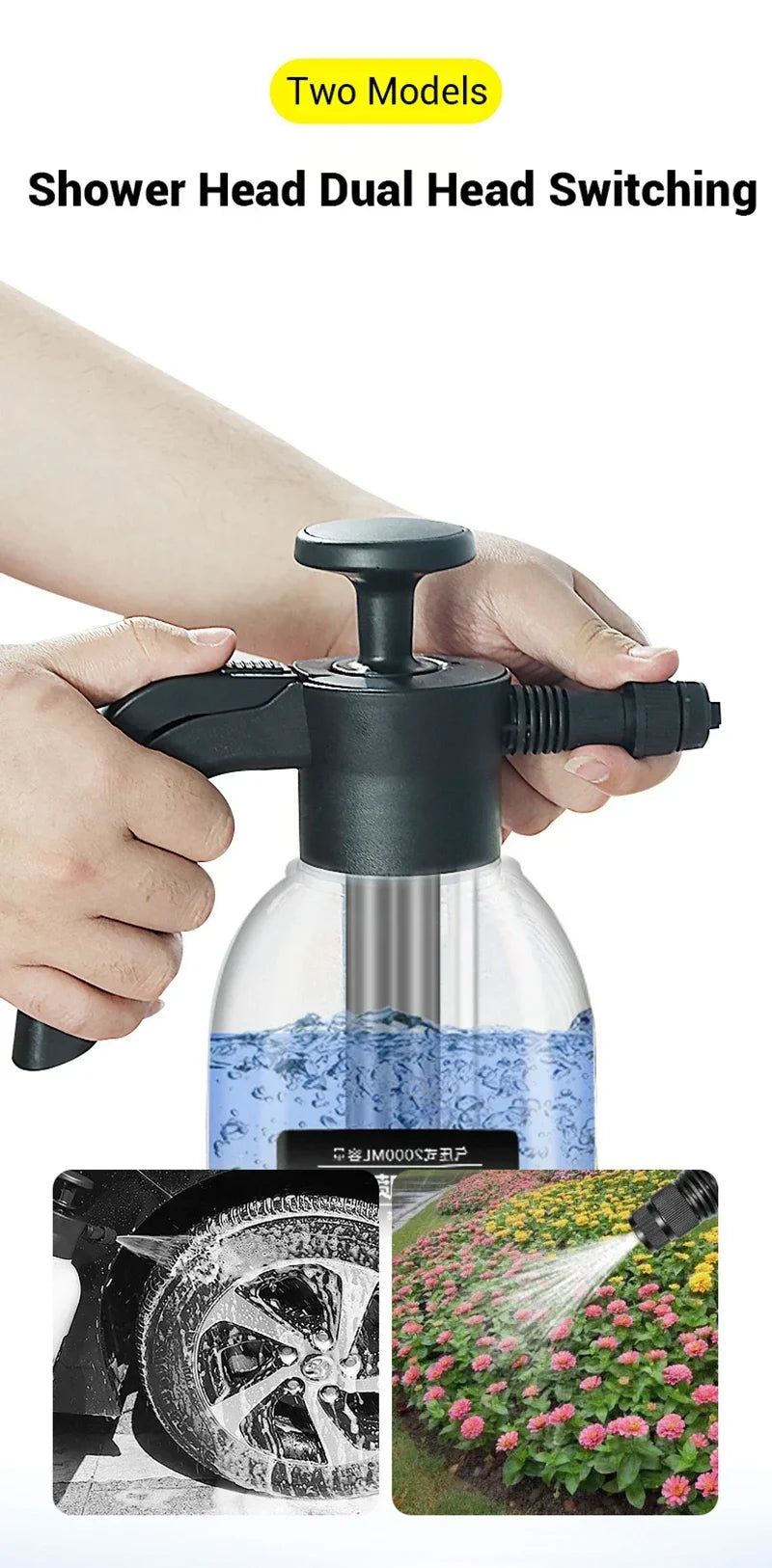 Manual Air Pressure Foam Sprayer for Car Wash-Orizon Depot