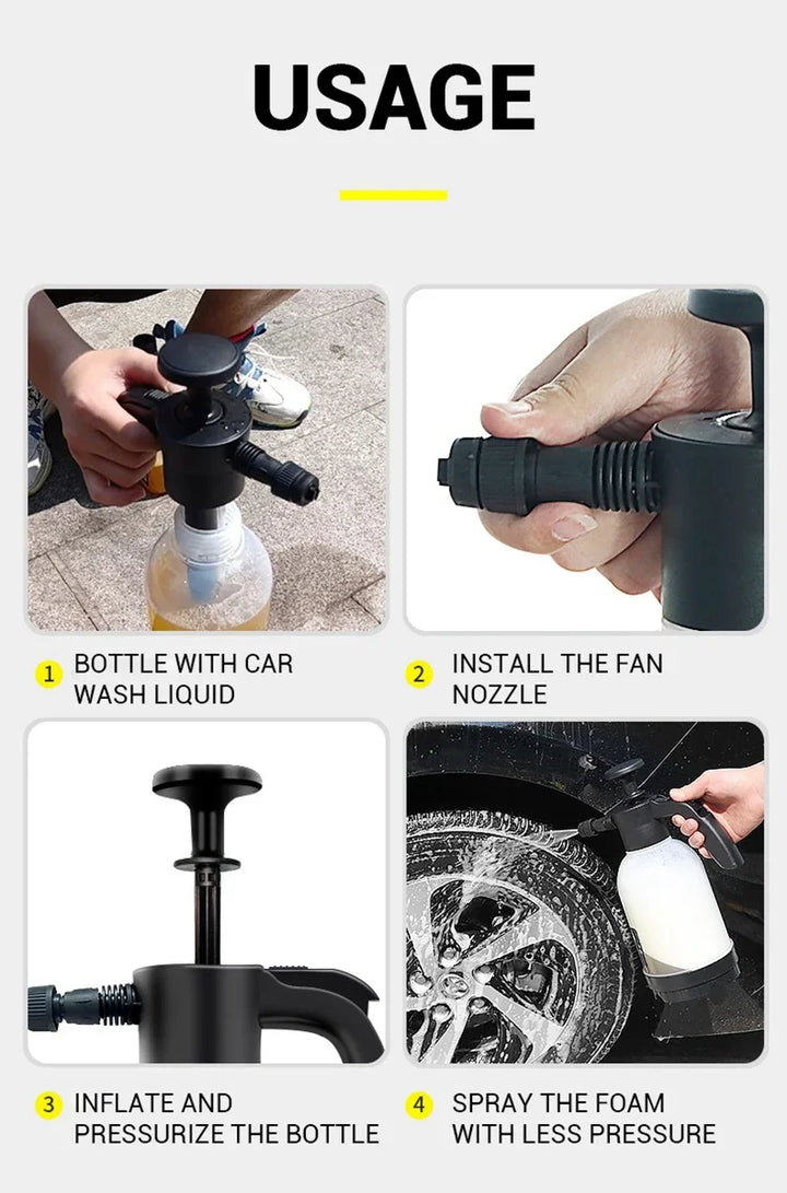 Manual Air Pressure Foam Sprayer for Car Wash-Orizon Depot