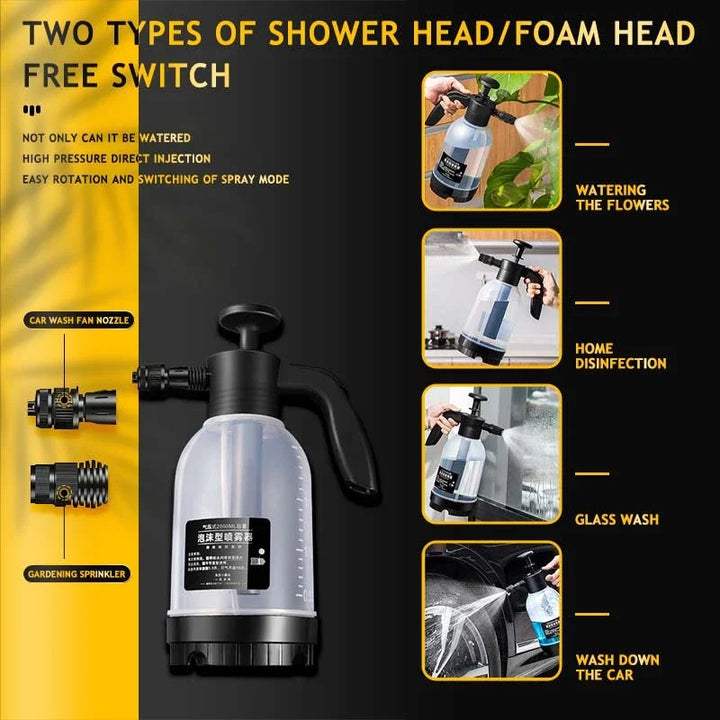 Manual Air Pressure Foam Sprayer for Car Wash-Orizon Depot
