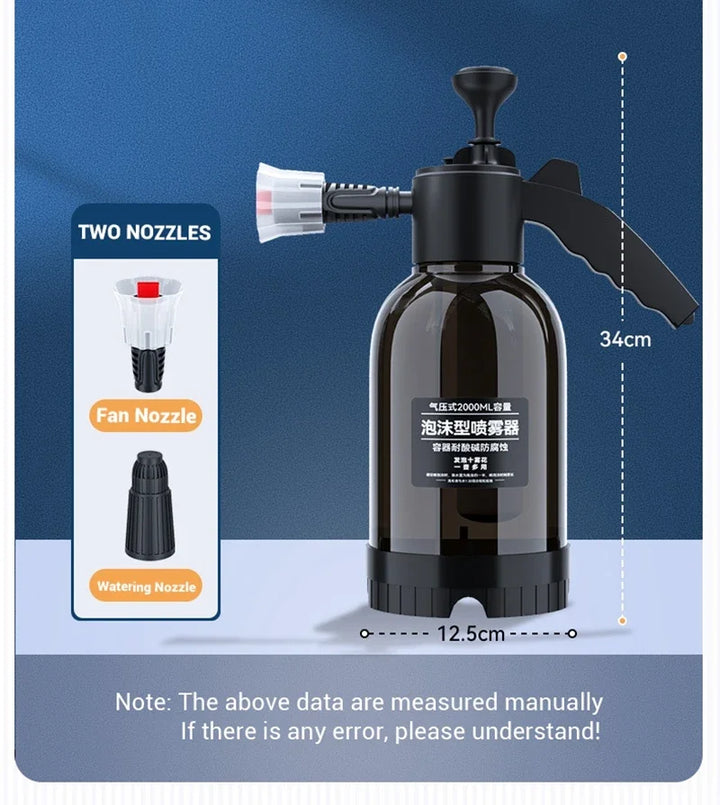 Manual Air Pressure Foam Sprayer for Car Wash-Orizon Depot
