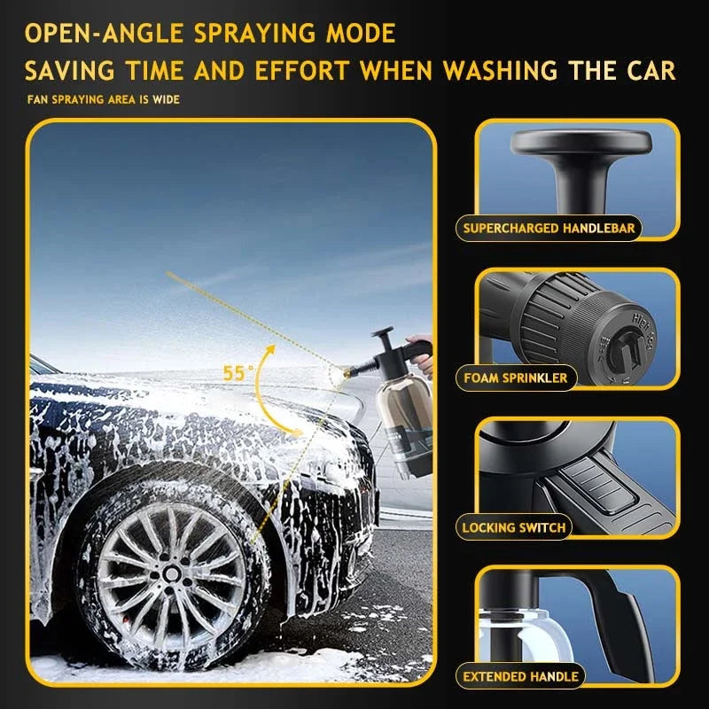 Manual Air Pressure Foam Sprayer for Car Wash-Orizon Depot