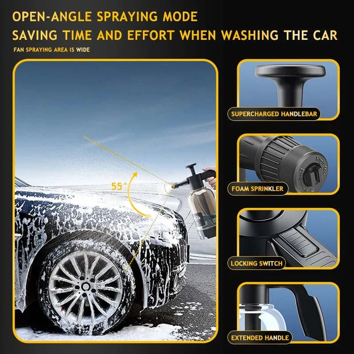 Manual Air Pressure Foam Sprayer for Car Wash-Orizon Depot