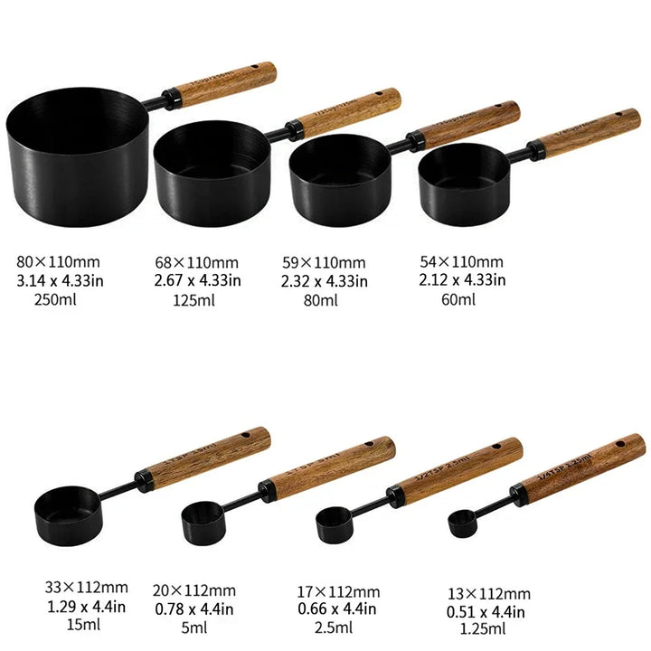Measuring Cups and Spoon Set for Accurate Cooking and Baking-Orizon Depot