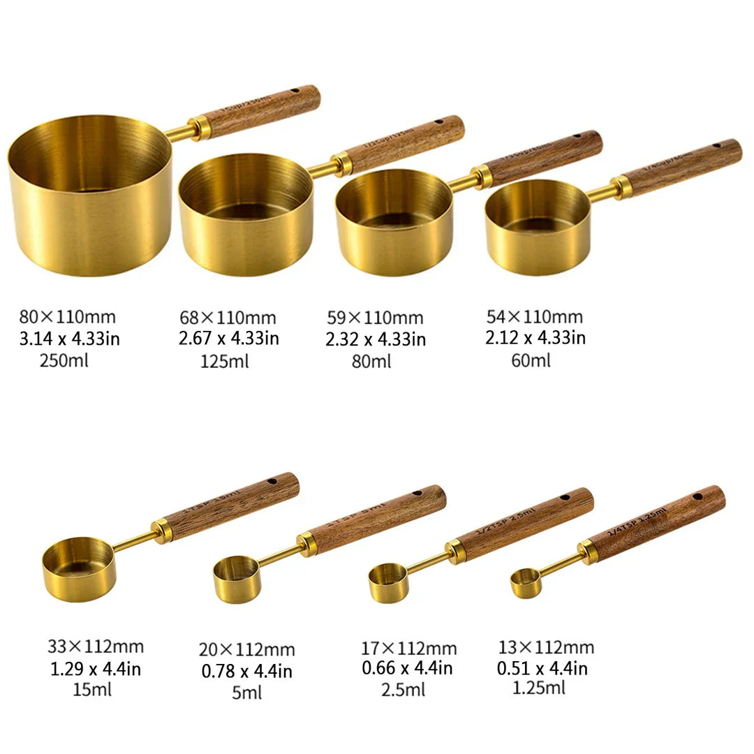 Measuring Cups and Spoon Set for Accurate Cooking and Baking-Orizon Depot