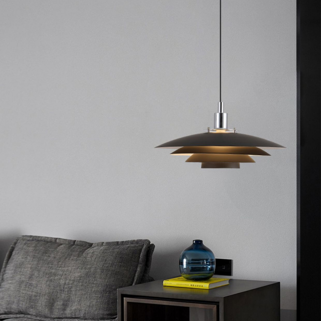 Metal Layer Pendant Lamp Contemporary Lighting Fixture-Orizon Depot