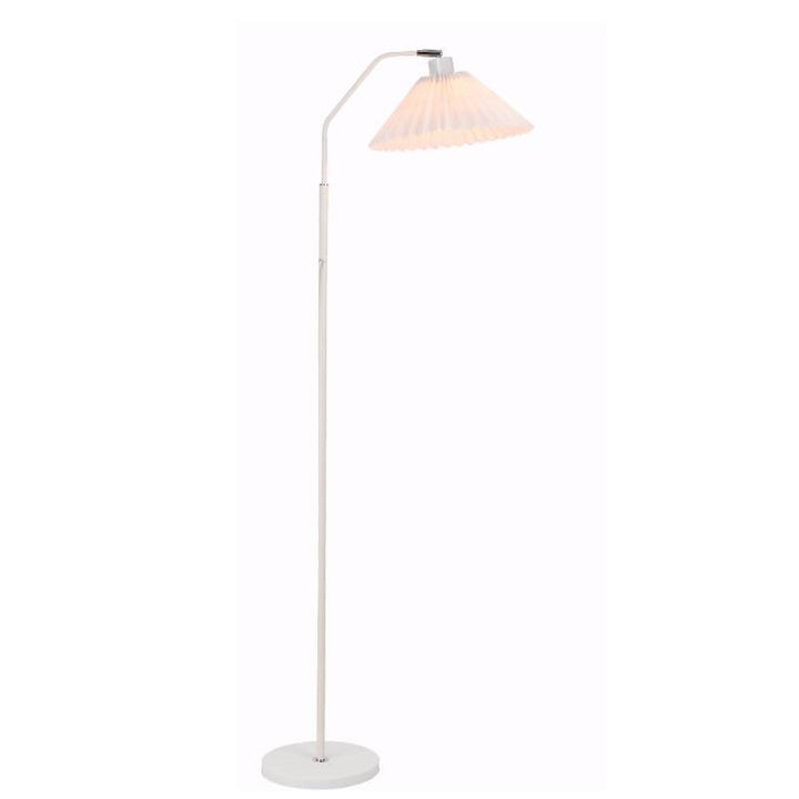Minimalist Fabric Pleated Shade Floor Lamp 1-Light Standing Light-Orizon Depot